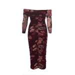 Vanessa Off Shoulder Midi Dress - Image 2