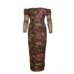 Kelly Off Shoulder Midi Dress