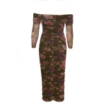 Kelly Off Shoulder Midi Dress - Image 2