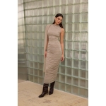 Rhea Tulle Midi Dress | Grey - Image 5