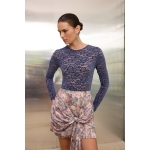 Regina Lace Bodysuit | Blue - Image 2
