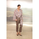 Elodie Shirt With Scarf - Image 2